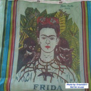 Frida Kahlo Nylon Mercado Shopping Bag *** FINAL PRICE ***